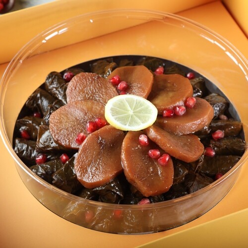Grape Leaves Plate With Molasses for Zuwarah