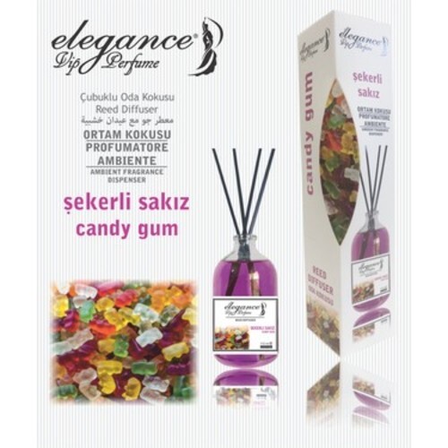 Şekerli Sakız Reed Diffuser (55 Ml) - Candy Gum 55mml - SKU-2152
