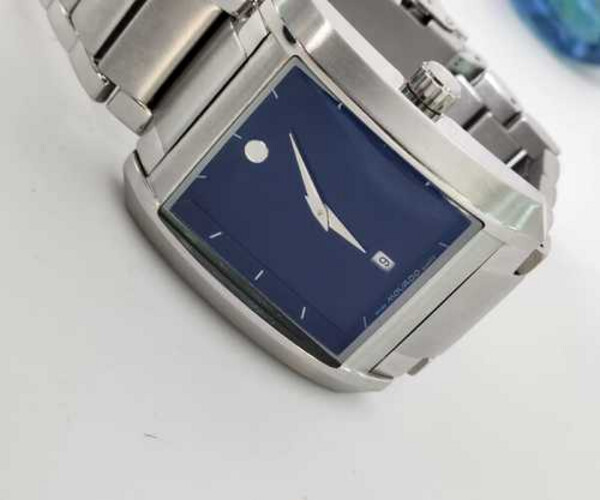 Used Men Watch Brands Movado Siwss Quratz     SKU-2117