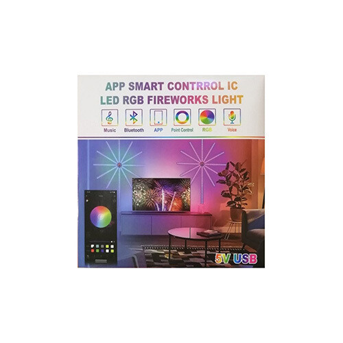 App Smart Controrol IC Led RGB Fireworks light 5V USB  -  SKU-2095