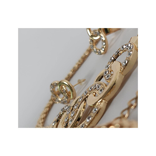 Necklace Set Gold Rings Set     SKU-2023