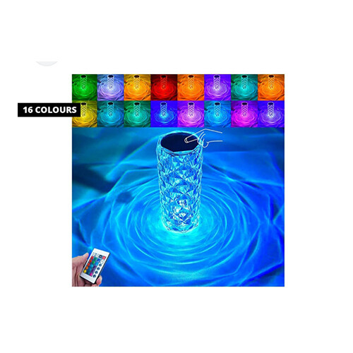 ROSE DIAMOND USB CHARGING TABLE LAMP           SKU-1620