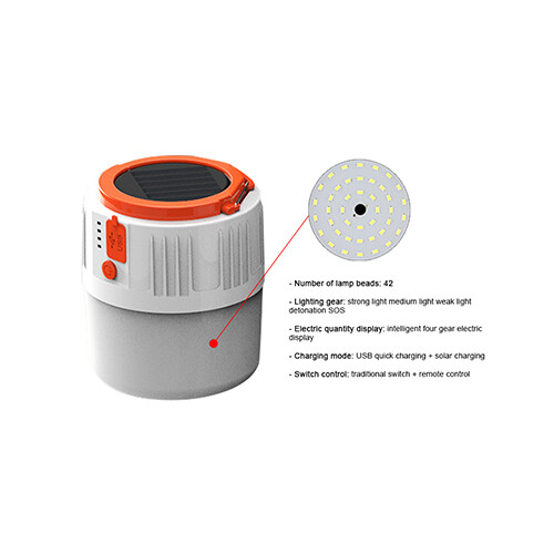Solar Emergency Lamp HS - V66           SKU-874