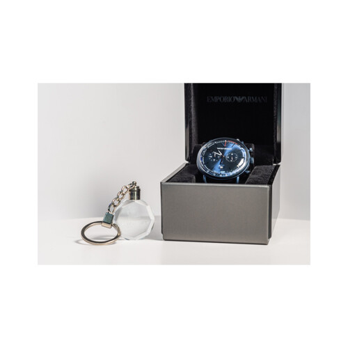 Watch For Men - Emporio Aramani Brand -  Blue Color             SKU-54