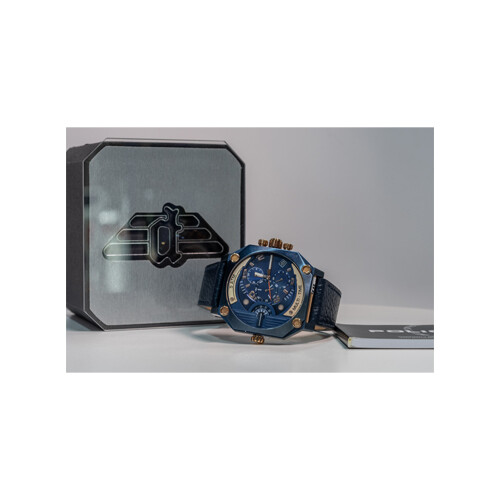 Police Brand - Watch - For Women -  Blue Color -  Strap Leather             SKU-78