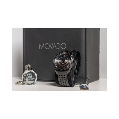 Movado Men Watch Black - Used in Excelent Codition             SKU-122
