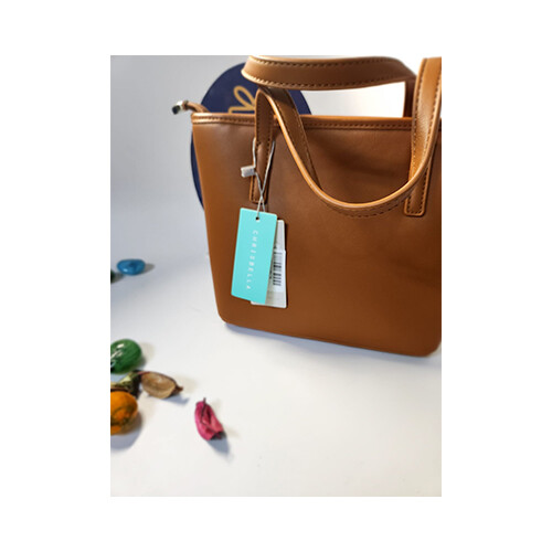 Women HandBag Chrisbella SNake Shamwha  - Brown             SKU-328