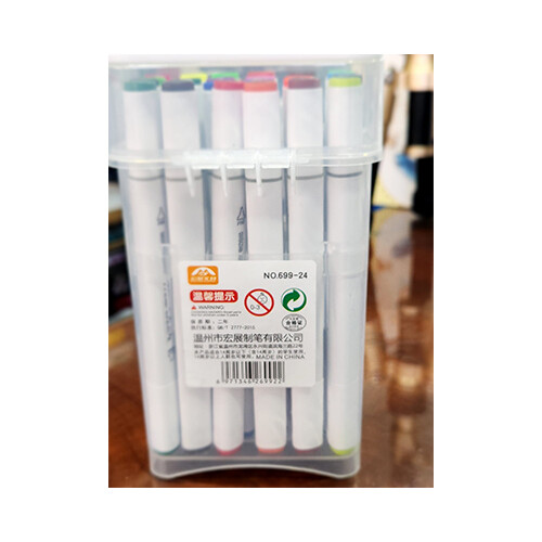Multi Color Pen Box Set of 24 Colors NO 699-24             SKU-2036