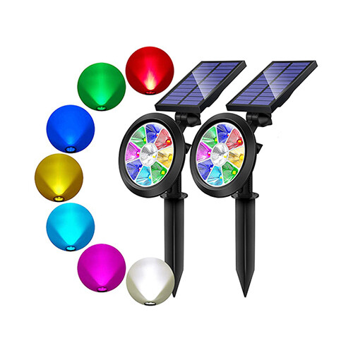 Solar Lamp ColorFul LED for Garden           SKU-30