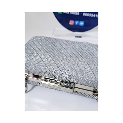 Women Hand Bag Silver Daisy Dixon london             SKU-380