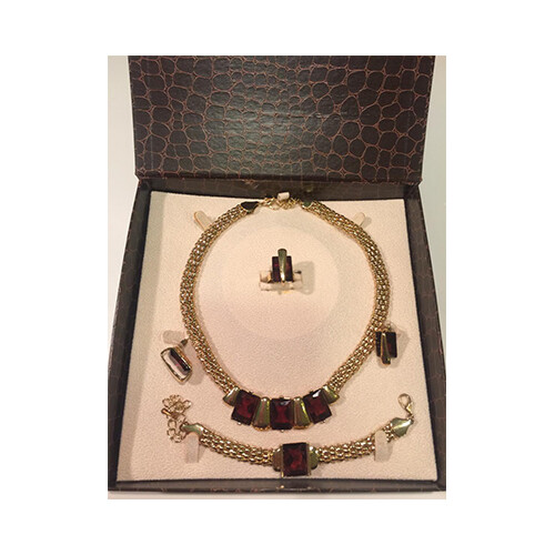 Accessories - For Women - Full Set - Color - Gold/Brown 2             SKU-639