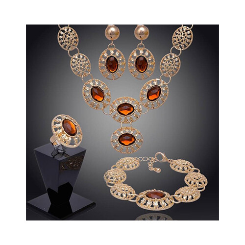 Accessories - For Women - Full Set - Color - Gold/Orange             SKU-641