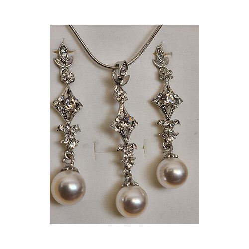 Accessories - For Women - Set - Color - Silver Pearl 2             SKU-656