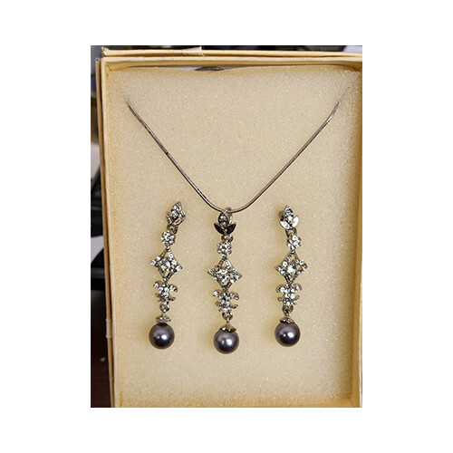 Accessories - For Women - Set - Color - Silver Pearl 3             SKU-657