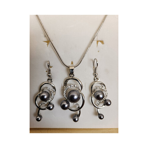 Accessories - For Women - Set - Color - Silver Pearl 8             SKU-662