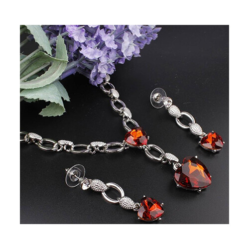 Accessories - For Women - Set - Color - Silver Red 1             SKU-679