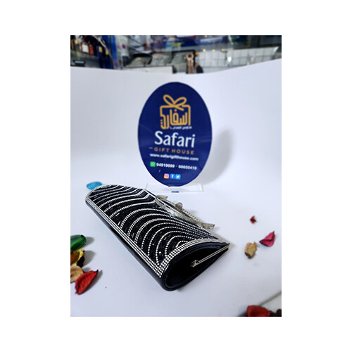 Black Swarovski Bag             SKU-705