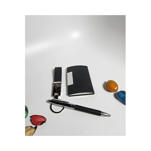 New Arrival Premium For Men - Wallet Pen KeyChain Executive  - Color Black             SKU-714