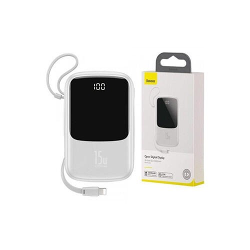 Baseus Power Bank 10000 mAH White             SKU-858