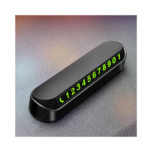 Temporary Parking Phone number Card Plate             SKU-878
