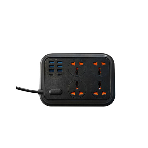 Moxom Estention 3.4A 4Anti Power Socket with USB 6 Ports and 2 Type C             SKU-892
