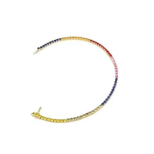 2021 Hihop CZ Tennis Chain Iced Out Necklace             SKU-1034