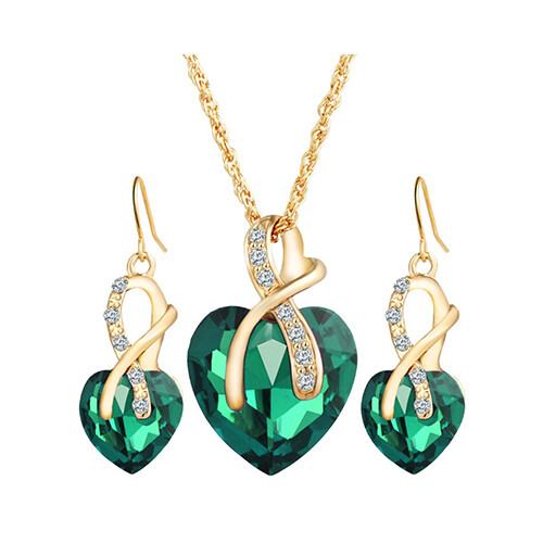 Womens Necklace - fashion heart-shaped Necklace              SKU-1038