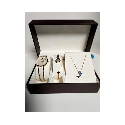 Silver Set with Dimaond Stones             SKU-1072