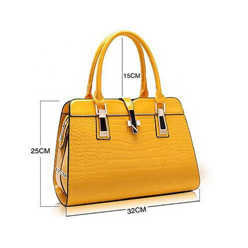 Leather Crocodile Leather Handbags for Women             SKU-1085