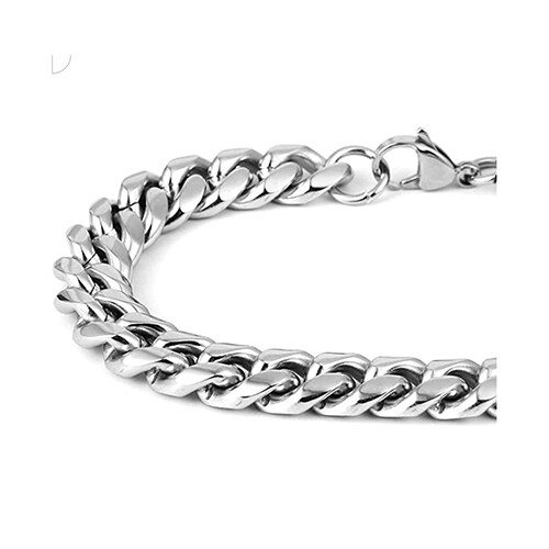 Men Women Necklace Silver             SKU-1088