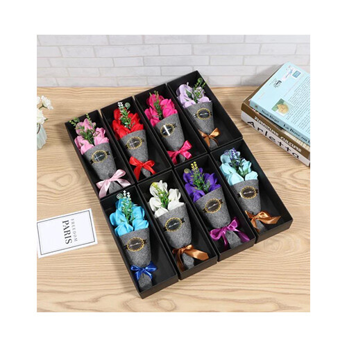 Romantic valentine's day rose gift 2 layer flower             SKU-1097