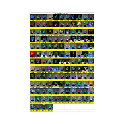 3D Creative Visualization Lamp - WHOLE NEW GENERATION OF 3D             SKU-1315