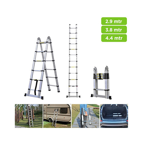 Multi-Function Telescoping Foldable Ladder Size ( 2.9M , 3.8M or 4.4M )             SKU-2072