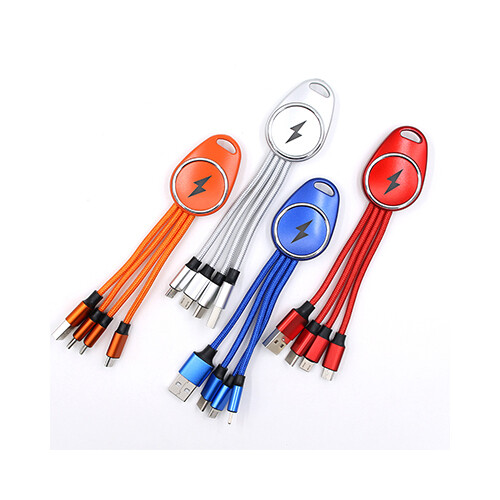 Charging Cable 3 in 1  3.1A Mix Color              SKU-1927