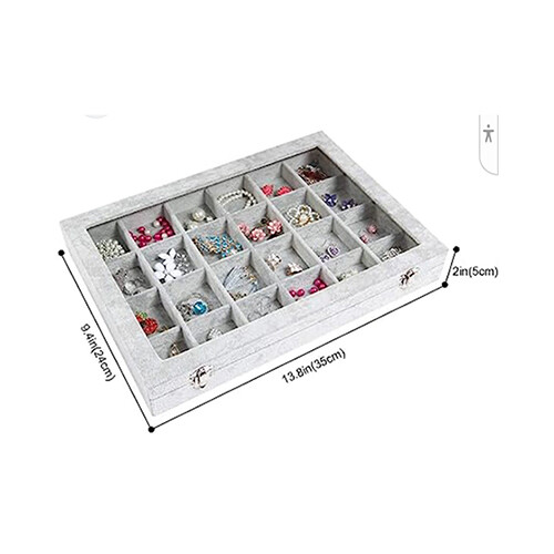 Watch Box Gray Color Set of 12 Watchs with pouch             SKU-1351