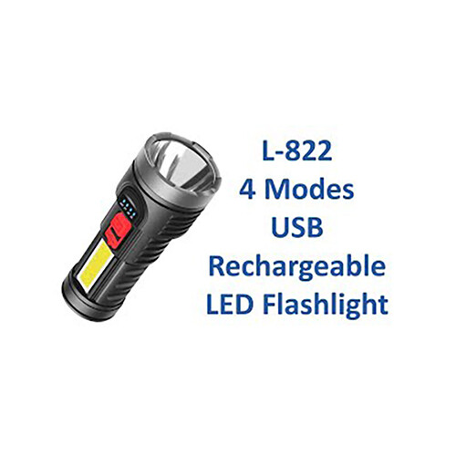 USB CHARGE FLASHLIGHT L-822             SKU-1365