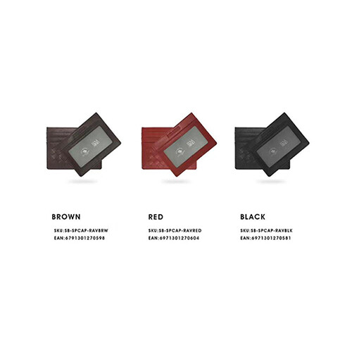 Ravel Skin ID Card Bag Red Color             SKU-1420