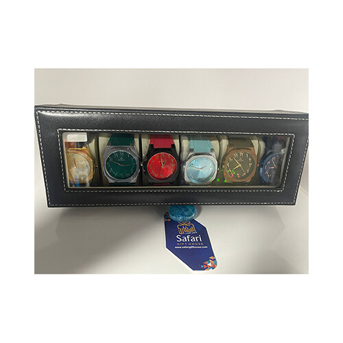 FITRON Brand - for Men Sports Watchs 6 Pcs  in Display Box             SKU-1451