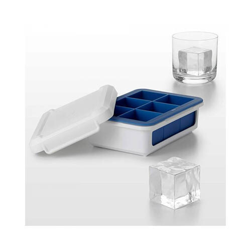 Covered Slicone ice cube tray large cubes             SKU-1579