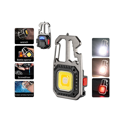 Cob Rechargeable KeyChain Light W5138             SKU-1874