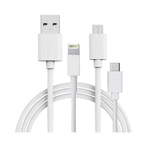 THUNDER 3 in 1 USB Cable TU-101             SKU-1892