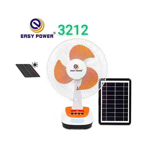 Go Green Solar Power Solutions Rechargeable AC/DC Fan With Speaker             SKU-1925