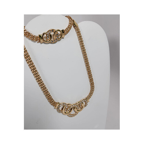Necklace Set Gold Rings Set     SKU-2023