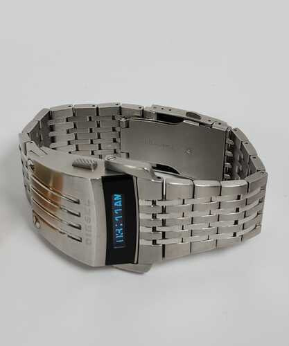 Used Men Watch Brands  Diesel Digital Silver    SKU-2132