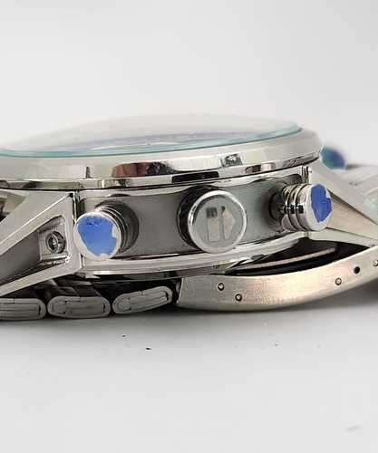 Used Men Watch Brands TaGHuer Gran Carrera Blue Silver   SKU-2122