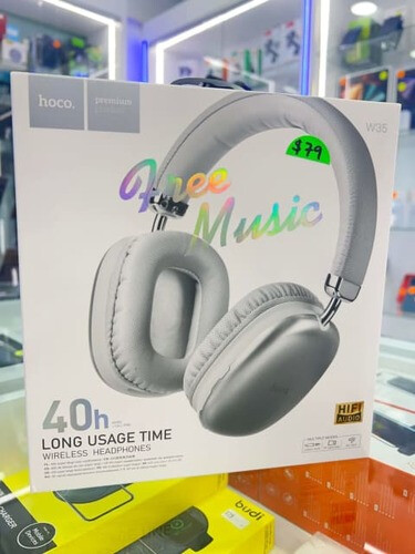 Hoco Brand - Wirless HeadPhones 40 H Long Usage Model W35   SKU-2109