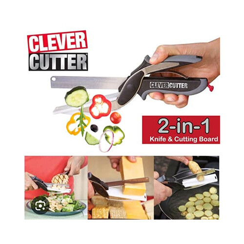 Smart Cuttep 2 in 1 knife and Cutting Board           SKU-485