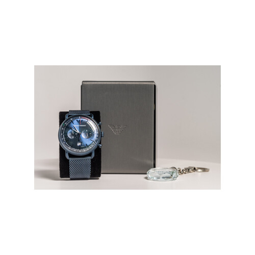 Watch For Men - Emporio Aramani Brand -  Blue Color             SKU-54