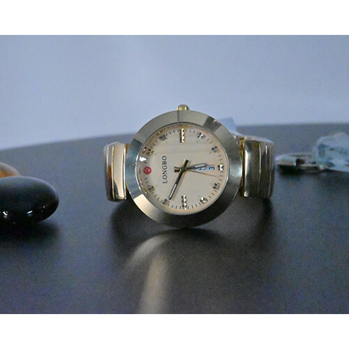 LongBo Brand Watch - Gold Color             SKU-183