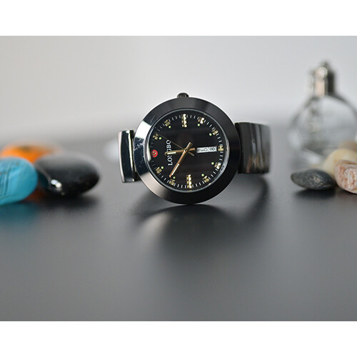 LonBo Brand Watch - Steel in Gold Black             SKU-184